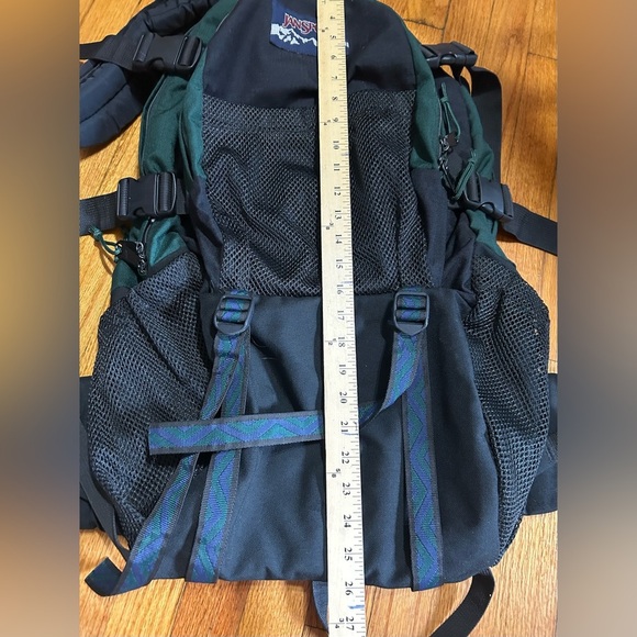 VTG 90s Jansport Large Hiking Backpack Made USA Talon zip - Picture 7 of 11